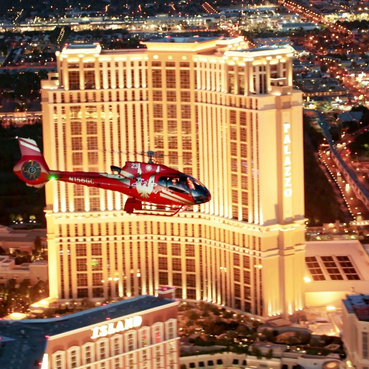 Helicopter Night Flight Over the Las Vegas Strip - Photo 1 of 7